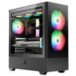 앱코 PC 케이스 컴퓨터 메가플로우 미들타워 블랙 : 이리와코리아