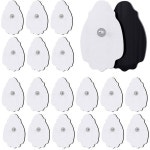 30회 이상 사용할 수 있 20팩 TENS/EMS 단위 교체 패드 TEC.업그레이드된 셀프 스틱 성능 갖춘 BN 라텍스 프리 TENS 전극 세트 MEDEVCE... 