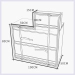 컨테이너 안내데스크 카운터 선택가능 인포 사이즈 : 주식회사홈앤룸