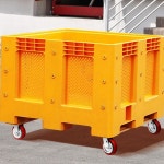 플라스틱 산업용 운반 박스 바퀴형 대용량 운반 박스 적재용 창고 : 가성비추천봄여름겨울남성여성