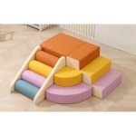 실내 놀이터 쿠션 정글짐 세트 미끄럼틀 조합 무지개 대형 조합 28 : 하우스엘1