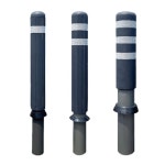 학교앞 횡단보도 인도 어린이 안전보호 고정식볼라드 매립식 사고예방 : 에스이마켓