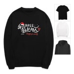 키밍 맨투맨 반팔 긴팔 라운드티 해피크리스마스 커플 반팔면티-화이트 : 카로나샵