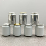 캔시머 국내 알루미늄 실버 용기 250ml (음료용) 1박스(210개) : 대성산업