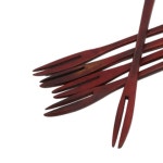 언니네 옻칠 티포크 5개 과일포크 디저트커트러리 : 반짝반짝빛나는 우리의 하루