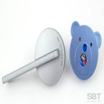 은방울나무 큐비클잠금쇠 키즈곰돌이 겸용 화장실사용중표시 큐비클잠금장치 : 은방울나무