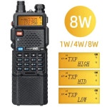 생활무전기 마이크 Baofeng UV-5R 8W 워키 토키 고출력 장거리 양방향 라디오 캠핑을위한 휴대용 통신 햄 : 우리인연마켓