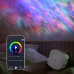 스마트 스타라이트 IoT 은하수 오로라 LED 젝터 스마트 무드등 IoT 밝기 컬러 조절 LED 수유등 수면등 : 씨유니마켓