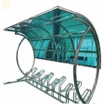 자전거보관소 지붕-녹색 3M 7대분 아파트자전거보관대 : 온지니랑 추천샵