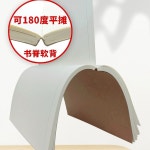 두꺼운 빈티지 무지 지 커버 가로줄 B5 노 A. A3 스티치를 펼칠 수 있는 평면 소가죽 : 모아바잉랩