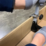 절단도구 박스크기조절 커터기 테이프툴 핸들 32cm 택배박스커팅기 : Ela Etenel