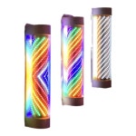 미용실 사인볼 led 간판 미용실싸인볼 이발소 전구 볼 스탠드 라이트 싸인 술집 : 심스글로벌마켓