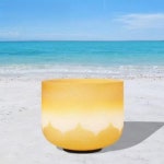 크리스탈 싱잉볼 명상 요가 사운드 힐링 테라피 볼 릴렉스 스트레스 감소 쿼츠 타악기 : 비엔씨엔