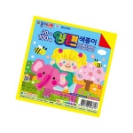 르꽁드 종이나라 양면색종이 20색 100매 유아종이접기 아기색종이 어린이집종이접기 : 르꽁드주와