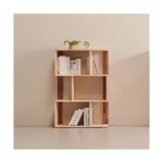 H6880 고무나무 3단 좌측형 책장 1color : 우수생활