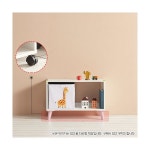 H6386 1단 1칸 바퀴형 책장 1color : 우수생활