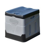 휴대용 야외용 간이 화장실 차량용 캠핑용 위생 변좌 검회색 : 올데이마트4u