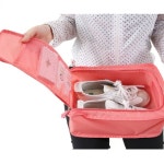 캠핑 여행 운동화 신발 보관 방수 지퍼 파우치 수납 가방 휴대 : ricoshop