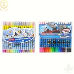 동아 돌돌이 색연필 샤프식 16색 남아용 캐릭터 랜덤 12개입 : 그린라이닝샵