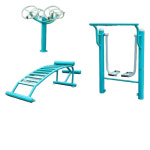 공원운동기구 야외운동기구 아파트 체육시설 야외 헬스 3종 세트 A : 스피드픽샵