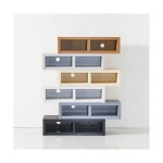 H6136 2칸 거실장 중블럭 6colors : 우수생활