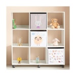 H6317 3단 9칸 바퀴형 심플책장 1color : 우수생활