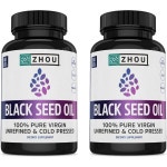 흑참깨씨유 냉압착 Ngella Satva 미정제 흑종자 모발 피부 위 프리미엄 티모퀴논 함유 60캡슐 (2팩) 60 Count (Pack of 1) : 오션유닛47