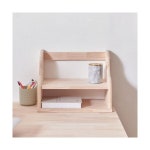 H6921 고무나무 2단 책꽂이 400 1color : 우수생활