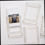 투명 아크릴 사진 액자 폴라로이드 인스타그램 데스크 인테리어 소품 홈카페 감성 디스플레이 스탠드 : MORIN