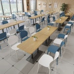 가구산책 양면 세라믹 4인 식탁 H6532 1 A. 기둥 슬레이트 흰색 테이블과 의자 2개 : 지끔마켓