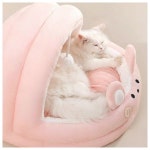 큐티펫 반려동물 동굴하우스(핑크토끼) : 오감마켓1