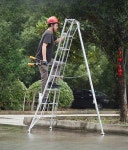 조경 사다리 국산 농자재 계단 알루미늄사다리 삼각 A : 미리오창