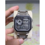 Casio AE-1200WHD-1A 디지털 시계 [세금포함] [정품] 스테인레스 스틸 Band 100M World 시간 10-Yr 손목시계 명품시계 패션시계... 