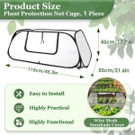 야외용 소형 이동식 보호 온실 채소 묘목 및 꽃 재배용 커버 비닐 하우스 : 월드더블유비