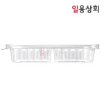 사각용기 TY 18133-2B (PET) 투명 600세트 : 일용상회