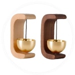 싱잉볼 명상 우드 스탠드 볼 힐링 요가 집중 수행 풍수 인테리어 : 토리앤