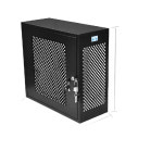 PC 본체 보관함 사무실 도난방지 노트북 수납 수납함 1개 공식 표준 구성 : 루네브 종합유통