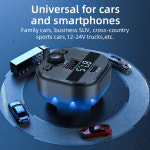 튜닝용품 충전기 U PD 블루투스 TypeC 주변 송신기 차량용 듀얼 플어 : 에스유04