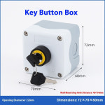 방수 오픈 10A 밀 벽 타입 박스 파워 전기용품 락 마 버튼 컨트롤 키 86 패널 : 에스유27