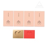 제이웍스비 손하트 편지지 컬러편지지 감사편지 : 제이웍스비