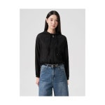 에잇세컨즈 8SECONDS 저밀도 코튼 주름지 후드 점퍼 블랙 324639LY25 210027 : 산두산몰