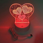 입체 LED 등 사랑해 아이 러브 유 조명 인테리어 : 아토플라자