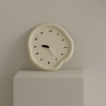 무소음 비정형 아날로그 벽걸이시 A. 다른, A. 페인팅 액자C29 베이지색아크 액자333 : 데이오프마켓