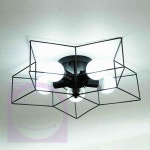 온몰 블랙 별 5등 직부 식당조명 매장조명 인테리어전등 카페전등 : on몰2