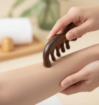 나무 괄사 얼굴 두피 바디 마사지 괄사빗 3종 세트 : 현소프트몰
