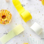 위랜드 파티 스트리머 옐로우3종 반짝이가랜드 생일가랜드 : 위랜드