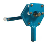 비닐하우스개폐기 체인 핸들 온실 농장 롤러 축사 셔터 신형 블루 측면 10년보증 : 부엉2마켓