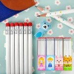 유니룸 6자루 12자루 2B 연필세트 초등 필기구 케이스 포함 어린이집선물 초등학교입학선물 : 일상생활추천샵