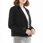 미니멀 캐주얼 TWILL CROPPED BLAZER (F9222 099) (가니 크롭 블레이저) : ORIGINALE