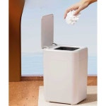 센서 휴지통 스마트 화장실 식당 인테리어 깔끔한 : 하늘하우스